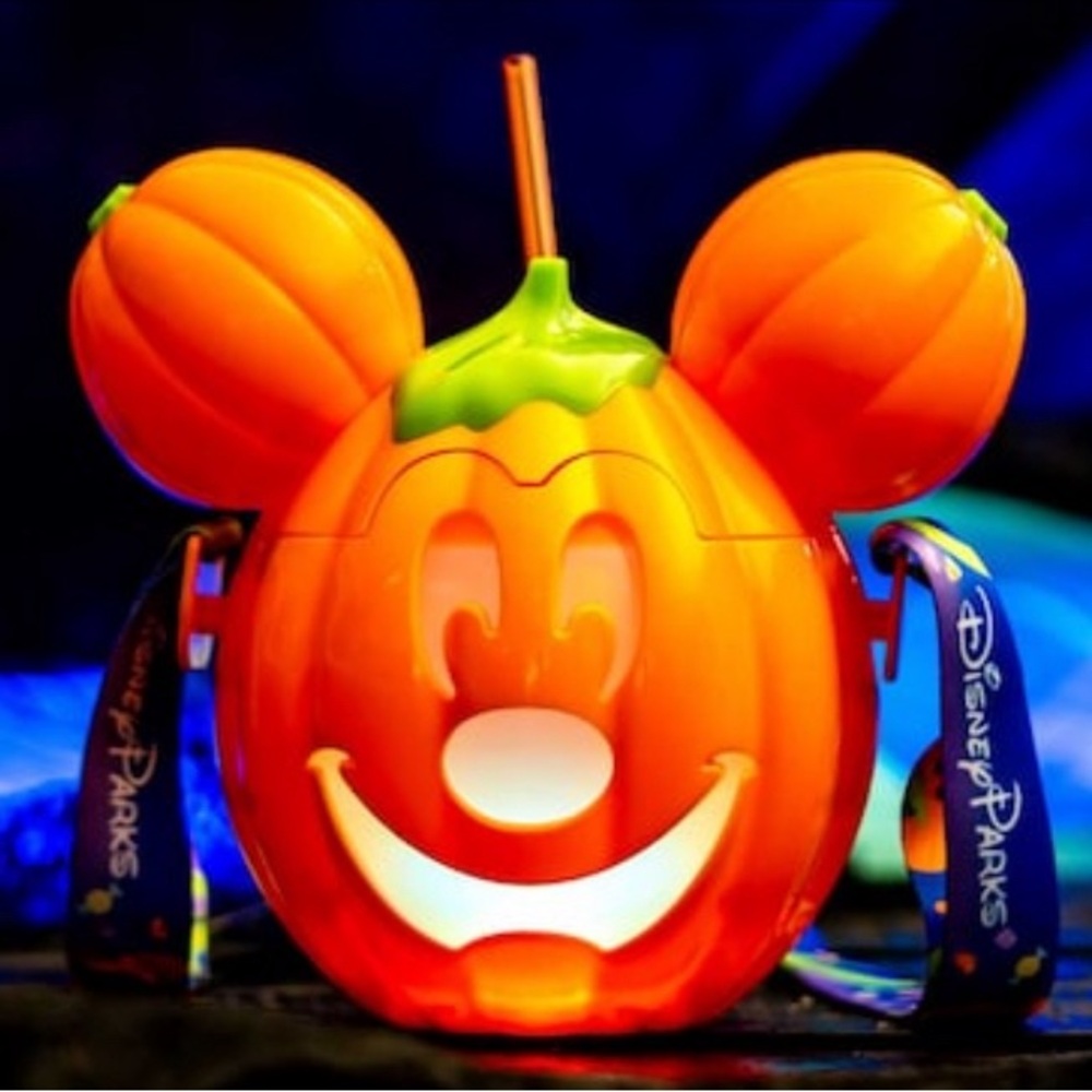 Disney Parks Disneyland Mickey Jack-O-Latern  Halloween Sipper NEW